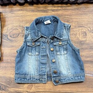 Classic Blue Denim Kids Vest